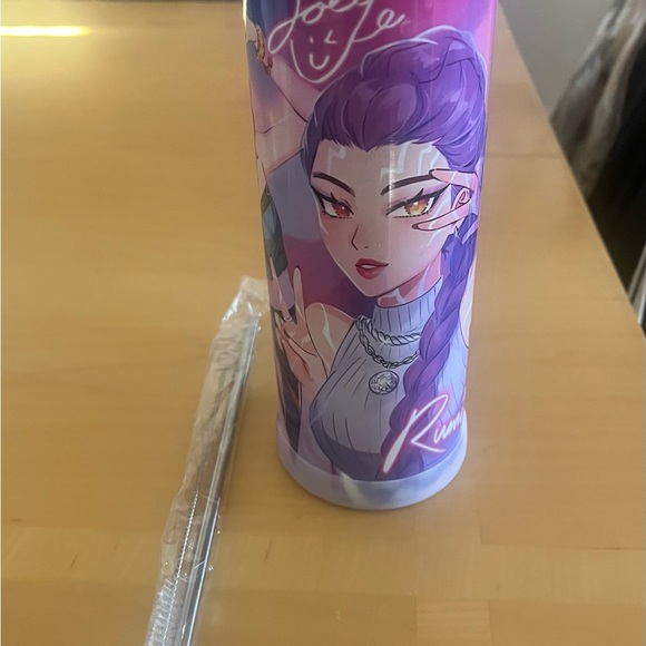 Other - K-Pop Travel Tumbler in Pink and Rainbow